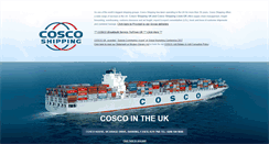 Desktop Screenshot of cosco.co.uk